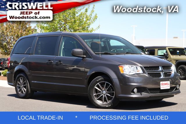 Gray (Granite Crystal Metallic Clearcoat) 2017 Dodge Grand Caravan SXT FWD Minivan Front-Wheel Drive 6-Speed Automatic