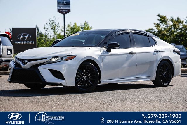 Midnight Black Metallic 2019 Toyota Camry XSE FWD Sedan Front-Wheel Drive 8-Speed Automatic