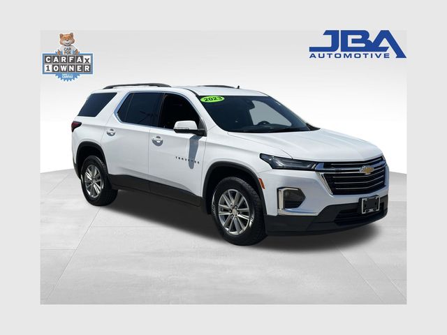 Summit White 2023 Chevrolet Traverse SUV / Crossover Front-Wheel Drive 9-Speed Automatic