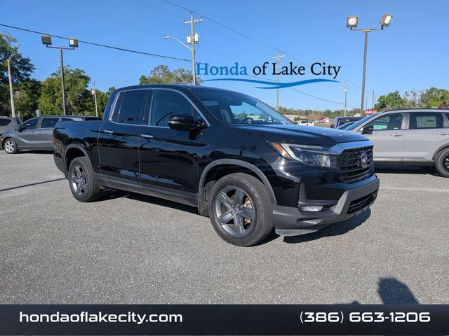 Crystal Black Pearl 2023 Honda Ridgeline RTL-E AWD Pickup Truck All-Wheel Drive 9-Speed Automatic