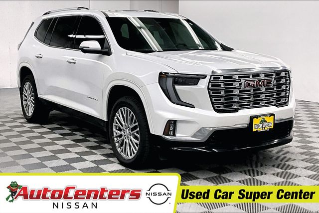 White Frost Tricoat 2024 GMC Acadia SUV / Crossover Four-Wheel Drive 8-Speed Automatic