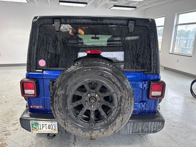 2019 Ocean Blue Metallic Clearcoat Jeep Wrangler Unlimited Sport S 4X4 SUV