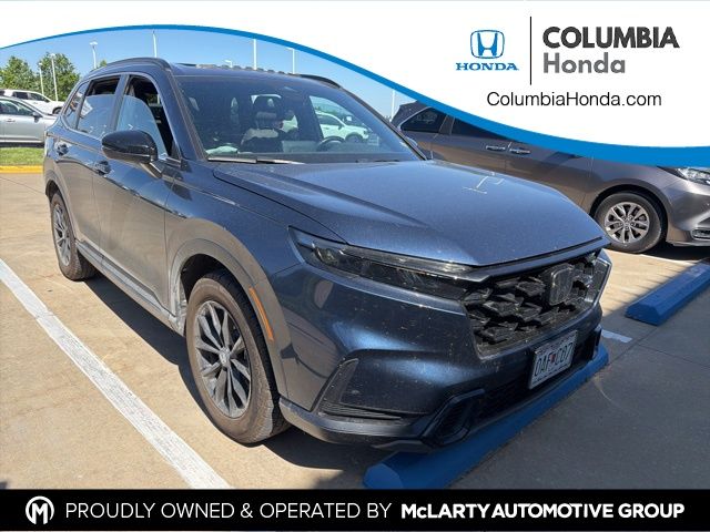 Canyon River Blue Metallic 2024 Honda CR-V Hybrid SUV / Crossover All-Wheel Drive Continuously Variable Transmission