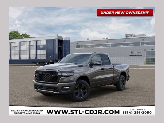 Gray (Granite Crystal Metallic Clearcoat) 2026 RAM 1500 Big Horn Quad Cab 4WD Pickup Truck Four-Wheel Drive 8-Speed Automatic