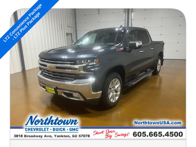 Shadow Gray Metallic 2022 Chevrolet Silverado 1500 Pickup Truck Four-Wheel Drive 8-Speed Automatic