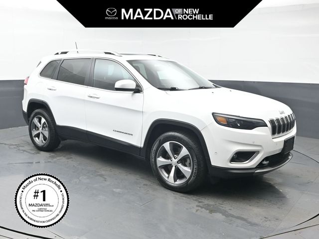 Bright White Clearcoat 2021 Jeep Cherokee Limited 4WD SUV / Crossover Four-Wheel Drive 9-Speed Automatic