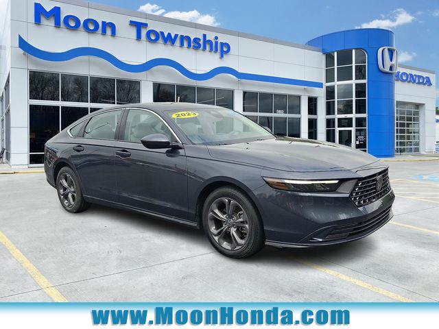 Meteorite Gray Metallic 2023 Honda Accord Sedan Front-Wheel Drive Continuously Variable Transmission