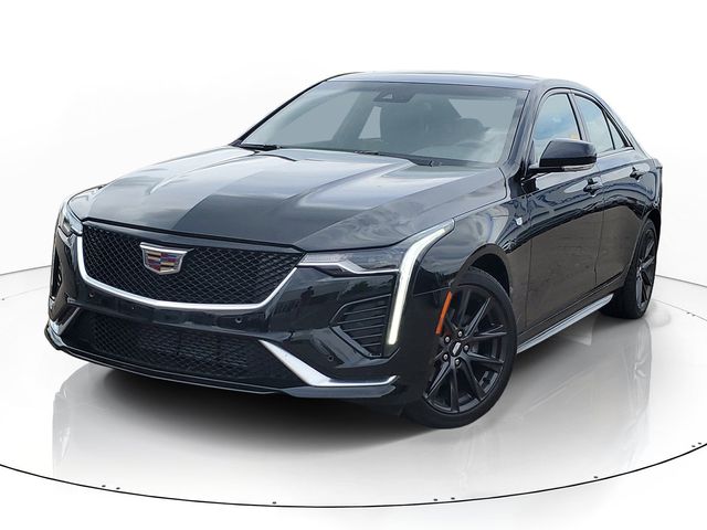 Black 2025 Cadillac CT4 Sedan All-Wheel Drive 8-Speed Automatic
