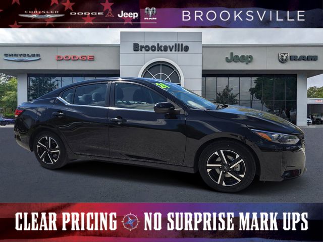 Super Black 2024 Nissan Sentra SV FWD Sedan Front-Wheel Drive Continuously Variable Transmission