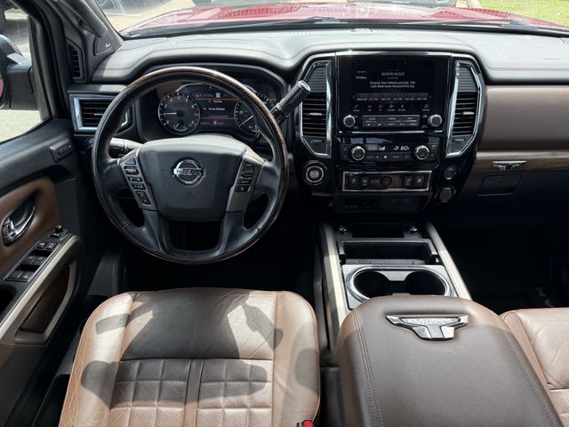 2021 Nissan Titan Platinum Reserve Red at Cook Ford