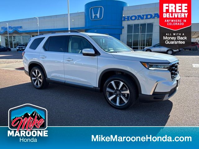 Platinum White Pearl 2025 Honda Pilot SUV / Crossover All-Wheel Drive Automatic