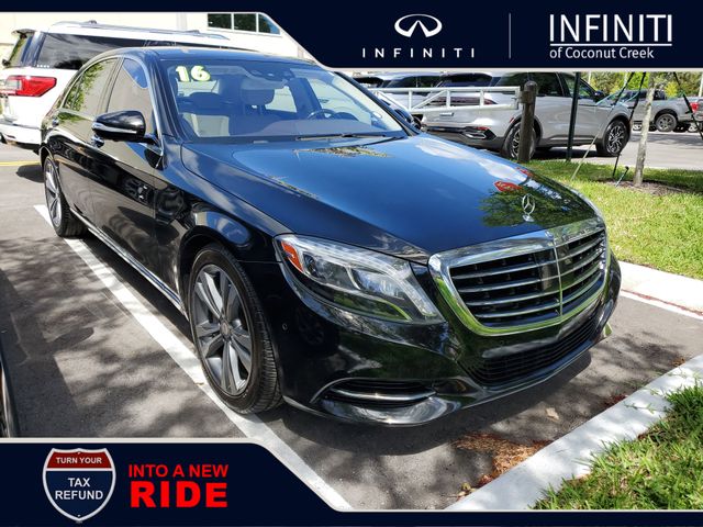 Magnetite Black Metallic 2016 Mercedes-Benz S-Class S 550 Sedan Rear-Wheel Drive 7-Speed Automatic