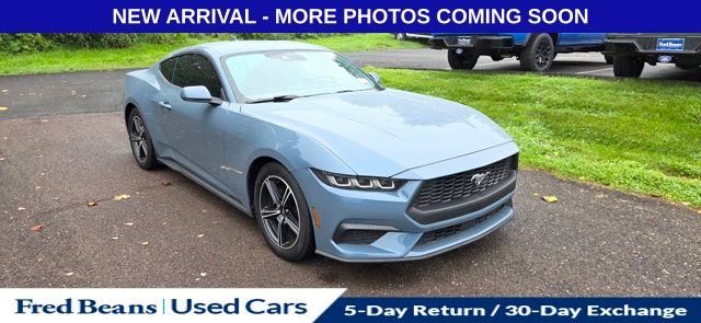 Vapor Blue 2024 Ford Mustang Coupe Rear-Wheel Drive Automatic