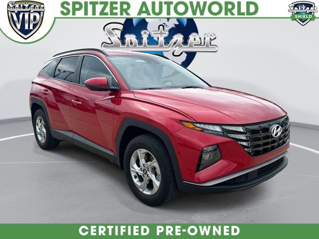 Calypso Red 2023 Hyundai Tucson SUV / Crossover All-Wheel Drive 8-Speed Automatic