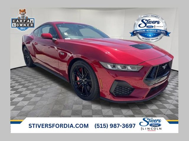 Red Metallic 2024 Ford Mustang Coupe Rear-Wheel Drive Automatic