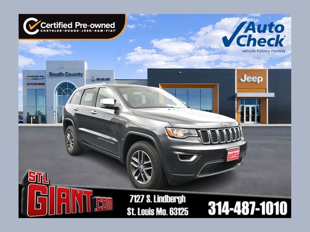 Gray (Granite Crystal Metallic Clearcoat) 2017 Jeep Grand Cherokee SUV / Crossover Four-Wheel Drive 8-Speed Automatic