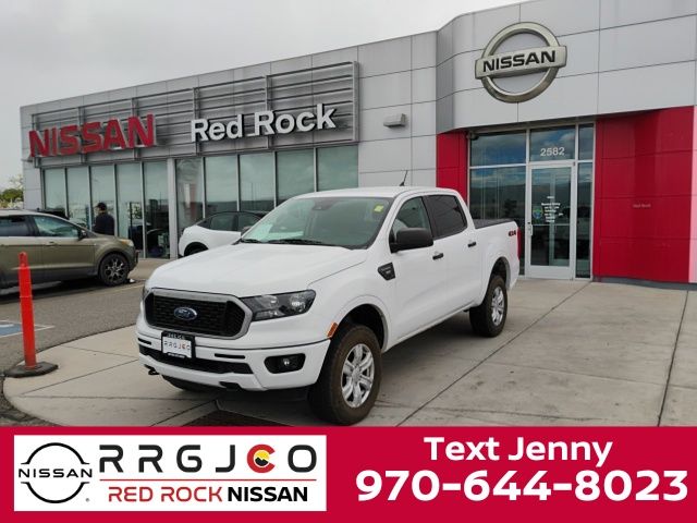 White 2023 Ford Ranger Pickup Truck Four-Wheel Drive Automatic