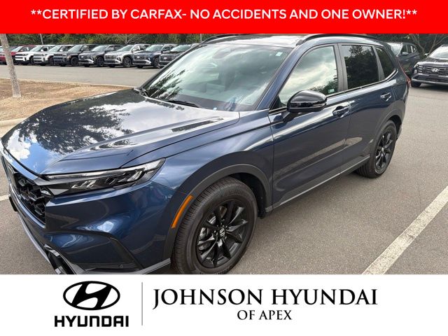 Canyon River Blue Metallic 2026 Honda CR-V Hybrid SUV / Crossover Front-Wheel Drive Continuously Variable Transmission