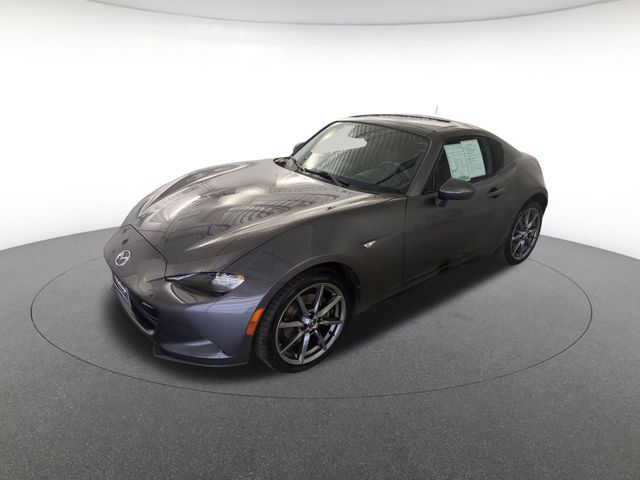 Machine Gray 2017 Mazda MX-5 Miata RF Grand Touring RWD Convertible Rear-Wheel Drive 6-Speed Manual