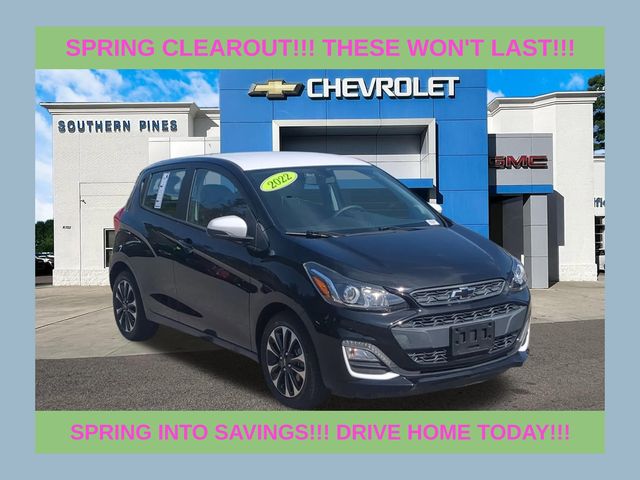 Mosaic Black Metallic 2022 Chevrolet Spark 1LT FWD Hatchback Front-Wheel Drive Continuously Variable Transmission
