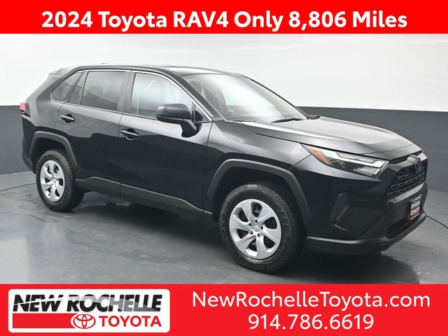 Midnight Black Metallic 2024 Toyota RAV4 LE AWD SUV / Crossover All-Wheel Drive 8-Speed Automatic