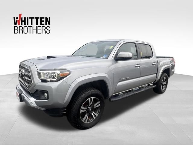 Silver Sky Metallic 2017 Toyota Tacoma Pickup Truck Four-Wheel Drive 6-Speed Manual