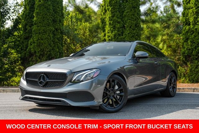 Gray 2020 Mercedes-Benz E-Class Coupe Rear-Wheel Drive 9-Speed Automatic