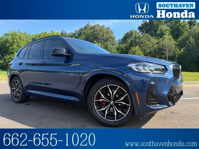 Phytonic Blue Metallic 2022 BMW X3 M40i AWD SUV / Crossover All-Wheel Drive 8-Speed Automatic