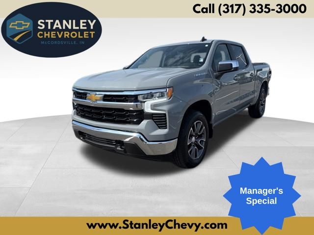 Slate Gray Metallic 2024 Chevrolet Silverado 1500 Pickup Truck Four-Wheel Drive 8-Speed Automatic