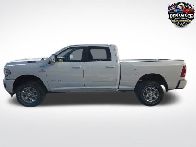 Bright White Clearcoat 2024 RAM 2500 Laramie Crew Cab 4WD Pickup Truck Four-Wheel Drive 6-Speed Automatic