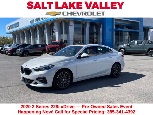 Mineral White Metallic 2020 BMW 2 Series 228i xDrive Gran Coupe AWD Sedan All-Wheel Drive 8-Speed Automatic