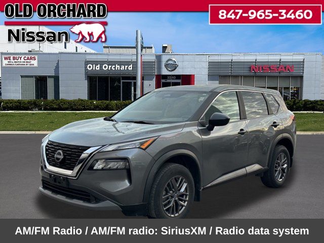 Gray (Gun Metallic) 2023 Nissan Rogue S AWD SUV / Crossover All-Wheel Drive Continuously Variable Transmission