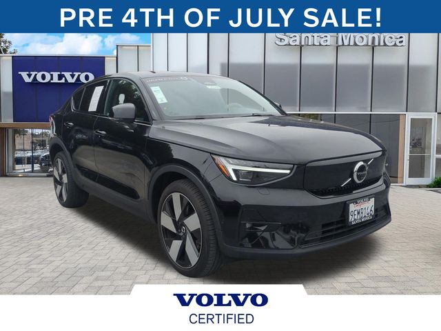 Onyx Black Metallic 2023 Volvo C40 Recharge Twin Ultimate eAWD SUV / Crossover All-Wheel Drive 1-Speed Automatic