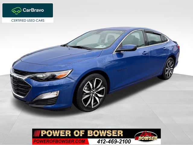 Riverside Blue Metallic 2023 Chevrolet Malibu RS FWD Sedan Front-Wheel Drive Continuously Variable Transmission