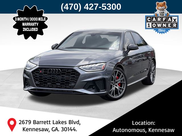 Daytona Gray Pearl Effect 2023 Audi S4 Sedan All-Wheel Drive 8-Speed Automatic