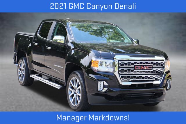 Onyx Black 2021 GMC Canyon Pickup Truck Four-Wheel Drive 8-Speed Automatic