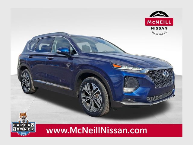 Blue (Stormy Sea) 2020 Hyundai Santa Fe 2.0T Limited FWD SUV / Crossover Front-Wheel Drive 8-Speed Automatic
