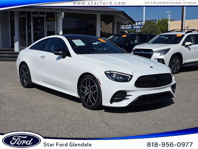 Polar White 2021 Mercedes-Benz E-Class Coupe Rear-Wheel Drive 9-Speed Automatic