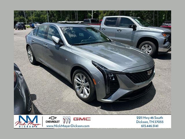 Argent Silver Metallic 2025 Cadillac CT5 Sedan Rear-Wheel Drive Automatic