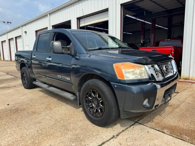 Gray (Graphite Blue Metallic) 2013 Nissan Titan Pickup Truck 4X2 5-Speed Automatic