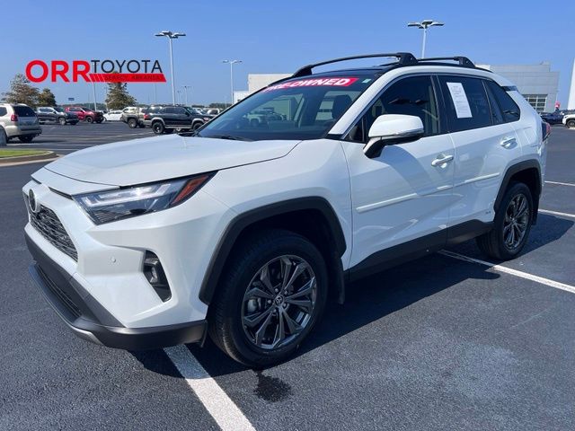 White (Wind Chill Pearl) 2025 Toyota RAV4 Hybrid SUV / Crossover All-Wheel Drive Continuously Variable Transmission