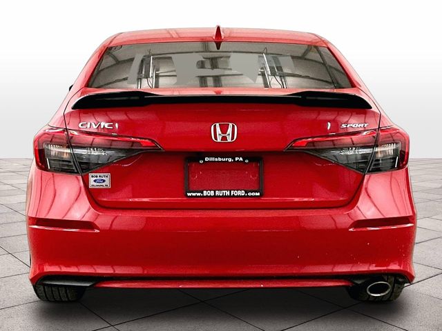 2022 Honda Civic Sport Red at Bob Ruth Ford