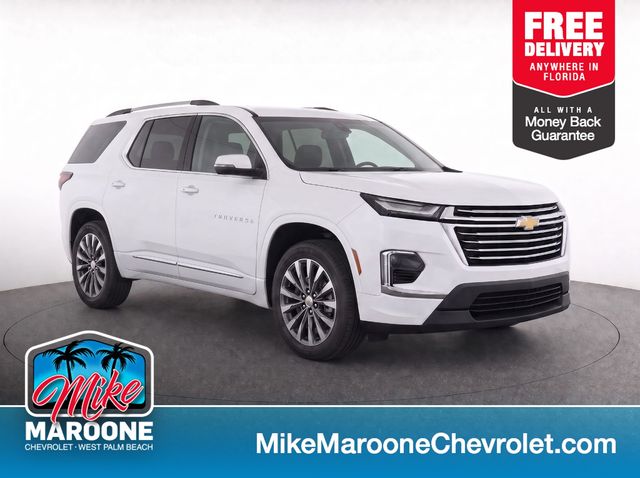 Summit White 2023 Chevrolet Traverse SUV / Crossover Front-Wheel Drive 9-Speed Automatic