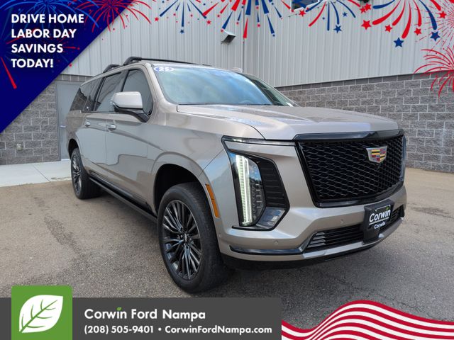 Latte Metallic 2025 Cadillac Escalade ESV SUV / Crossover Four-Wheel Drive Automatic