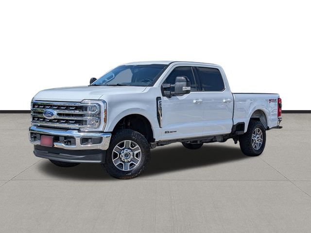 2025 Ford F-250SD Lariat White at Texan Dodge Chrysler Jeep Ram