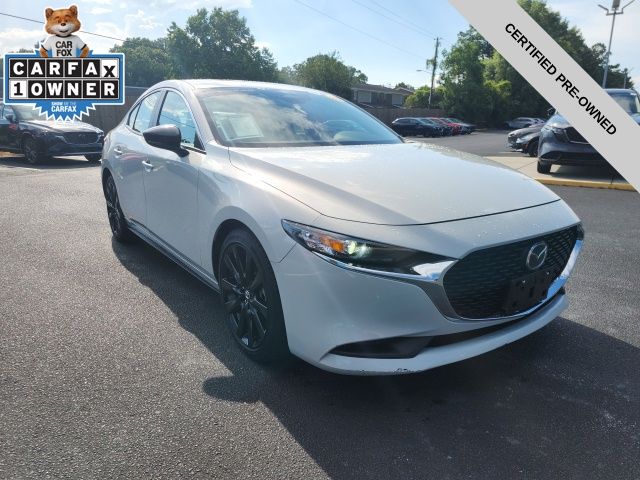 Ceramic Metallic 2024 Mazda MAZDA3 Sedan Front-Wheel Drive 6-Speed Automatic
