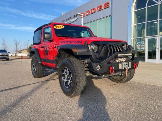 2022 Jeep Wrangler Rubicon - Firecracker Red Clearcoat exterior view 3
