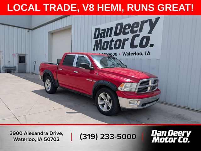 Flame Red Clearcoat/Mineral Gray MetallicClearcoat 2010 Dodge RAM 1500 Pickup Truck Four-Wheel Drive 5-Speed Automatic