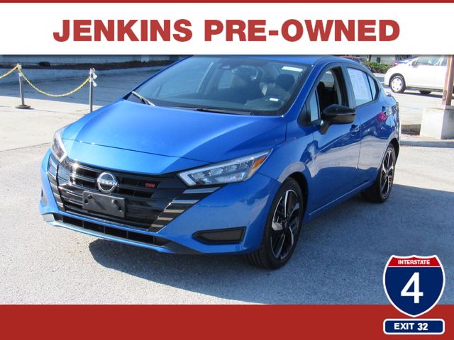 Electric Blue Metallic 2024 Nissan Versa Sedan Front-Wheel Drive Continuously Variable Transmission
