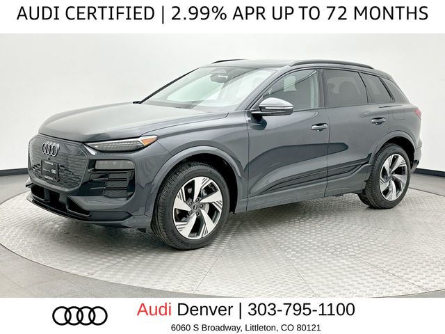 Manhattan Gray Metallic 2025 Audi Q6 e-tron quattro Premium Plus SUV / Crossover All-Wheel Drive Automatic